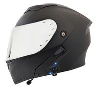 Caschi Apribili E Modulari Bluetooth Casco Moto Modulare Doppia Visiera Elmetto Apribile Integrale Certificato ECEDOT Casco Scooter Integrali Cuffie E Microfono Integrati W,L:59-60CM