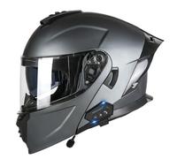 Caschi Apribili e modulari Bluetooth con Doppia Visiera Casco Moto Integrale Apribile Approvato DOTECE Microfono con Cuffia con Altoparlante Incorporato per La Risposta Automatica 5,2XL=63~64cm