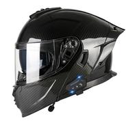 Caschi Apribili e modulari Bluetooth con Doppia Visiera Casco Moto Integrale Apribile Approvato DOTECE Microfono con Cuffia con Altoparlante Incorporato per La Risposta Automatica 7,M=57~58cm