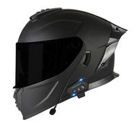 Caschi Apribili e modulari Bluetooth con Doppia Visiera Casco Moto Integrale Apribile Approvato DOTECE Microfono con Cuffia con Altoparlante Incorporato per La Risposta Automatica 12,2XL=63~64cm