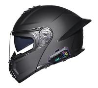 Caschi Apribili e modulari Moto Bluetooth Casco Integrali Moto a Doppia Visiera Integrale Omologato DOTECE con Doppio Altoparlante e Microfono per Adulti Uomini e Donne D,L=59~60cm
