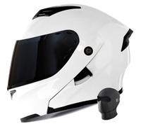 Caschi da Moto Modulari, Casco da Moto a Doppia Visiera Integrale per Uomini e Donne Quattro Stagioni, Omologato ECE Casco Moto Fuoristrada pour Quattro Stagioni Motocross