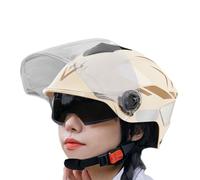 Caschi da moto per adulti, 21.25-24 caschi da moto da donna Il sistema a doppia visiera riduce in modo ottimale l'abbagliamento solare e protegge dai dannosi raggi UV, ideale per l'uso costante in
