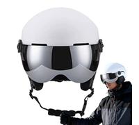 Caschi da sci Uomo Caldo, Antiurto, Snowboard, Occhiali da Sci, Berretto | Col Weather - Casco da neve con vetro, per donne, giovani, adulti, sci, snowboarder, sci, sci, alpino, piscina