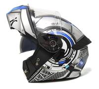 Caschi Elmetto Apribili E Modulari Approvato DOTECE Casco Integrato Moto Modulare Caschi Integrali Modulare Con Doppia Visiera Casco Integrale Apribile Per Adulti Uomini Donne B,M:57-58CM