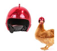 Caschi Henne - Caschi da guida per animali domestici, caschi pappagallo divertenti Chicken Bare Hat Headgear Caschi | Costumi Accessori per pollo servogel Sittich Sunny o Rainy Days