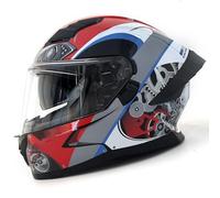 Caschi Integrale Retrò Approvato DOTECE Casco Moto Integrali Con Doppia Visiera Resistente Ai Graffi Elmetto Integrato Fibbia A Sgancio Rapido Caschi Cross E Off-Road Adulti G,M:57-58CM