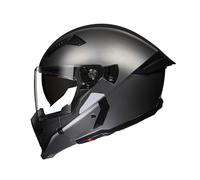 Caschi Integrali Da Moto, Casco Apribile Con Mentoniera Rimovibile, 3/4 Con Doppia Visiera, For Scooter, Moto, Chopper, Cruiser(D,XL(63~64CM))