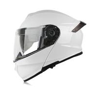 Caschi modulari flip-up da moto per uomo e donna Casco integrale leggero e pieghevole con visiera a doppio strato per la protezione dal sole S/55-56cm