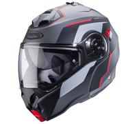 Caberg Duke Evo Move Casco, nero-grigio-rosso, taglia M per maschi