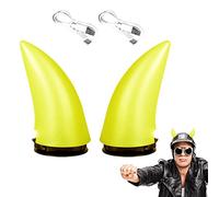 Caschi moto corna - caschi moto donna - corna del diavolo che si illuminano al buio, decorazioni per casco da moto per donne, uomini, ragazze, ragazzi