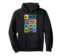 Caschi Moto Grid Art Cool Bike Racing Moto Rider Gear Felpa con Cappuccio