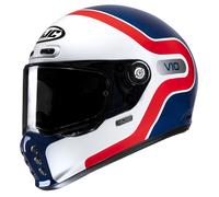 Casco moto HJC V10 Grape MC21 bianco/rosso/blu