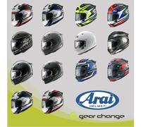 Arai Quantic Mosaic Casco, nero-grigio, taglia M per maschi