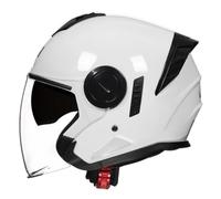 Caschi Moto Mezzo Vintage Casco Moto Jet Vintage Omologato ECEDOT con Doppia Visiera Casco Demi-Jet per Moto 3/4 Stile retrò per Adulti Uomini Donne W,L=59~60cm