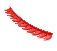 Caschi Moto Mohawk - Decalcomanie Riflettenti Mohawk ad Alta intensità | Caschi modificati ad intensità Flash Adesivi Adatti per Motocross (caschi Non Inclusi)