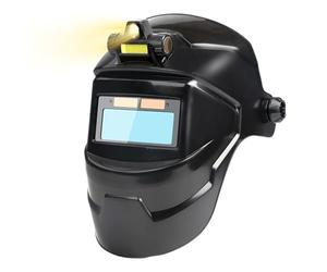 Caschi per saldatura, maschera per saldatore con luce, auto oscuramento casco per saldatura, per uomo, edilizia, sicurezza industriale, officina, casa