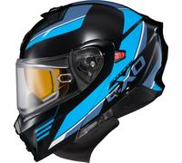 Caschi Scorpion EXO-AT930 Modulus Con Schermo Elettrico Lg Nero/Blu