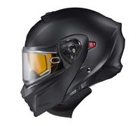 Caschi Scorpion EXO-AT930 Solid Con Schermo Elettrico Sm Nero Opaco