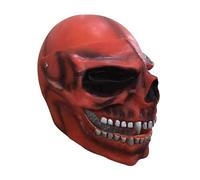 Caschi Teschio Fantasma - Occhiali Scheletro, Maschera Teschio Biker | Casco Moto Integrale con Mentoniera Regolabile, Da Gioco Di Hallowen per Attività All'aperto