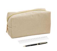 Cascia a - Custodia a | Borsa di cancelleria | Case di matitaa di velluto a coste estetica | Grande borsa per l'organizzatore di articoli di cartoleria per materiale scolastico, ufficio,
