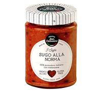 Cascina San Cassiano Sugo alla Norma con Melanzane e Ricotta Salata Pomodori 100% Italiani Senza Glutine Condimento per Pasta Bruschette Pizza - Vasetto da 290g