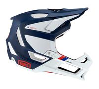 Casco 100% Trajecta - Bianco blu 58-61 / Bianco