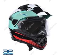 Casco A Scacchi Escapade Per Pilota Royal Enfield