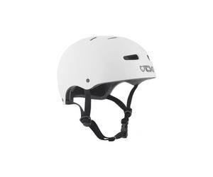 Casco a scodella tsg skate bmx injected bianco