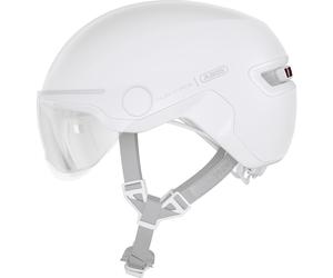 Casco Abus adulto con visiera per bici da città HUD-Y ACE ( Pure White / M )