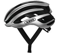 ABUS AirBreaker Casco da ciclismo - Casco da bici di fascia alta per ciclismo professionistico - Unisex, per uomo e donna - Argento, Taglia S
