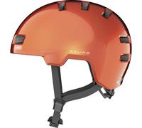 ABUS Skurb Casco Urbano, Arancione, Taglia L | Casco skate robusto, tecnologia In-Mold, regolabile con spazio per trecce, 12 prese d'aria