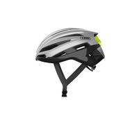 Casco abus stormchaser gleam silver road