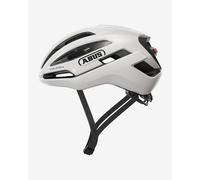 ABUS Casco gravel Taipan LED - Casco da bicicletta con luce per il gravel biking - leggero, versatile e ben ventilato - con supporto per occhiali - per adolescenti, donne e uomini - taglia L, bianco