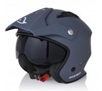 Casco Acerbis Grigio Scuro Opaco Jet Aria Taglia XS