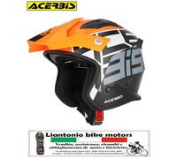 CASCO ACERBIS JET ARIA ECE2206 URBAN ARACIO/NERO OPACO MOTO TRIAL SCOOTER