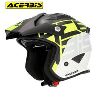 CASCO ACERBIS JET ARIA ECE2206 URBAN BIANCO/GIALLO/NERO OPACO MOTO TRIAL SCOOTER