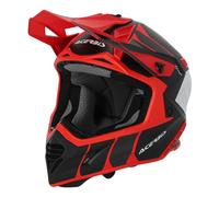 CASCO ACERBIS OFFROAD CROSS ENDURO X-TRACK 22-06 0025032.323 NERO E ROSSO OPACO