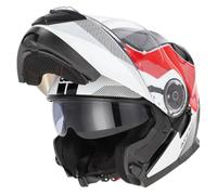 Casco Acerbis Serel ECE22.06 Bianco Rosso taglia XL (61-62 cm)