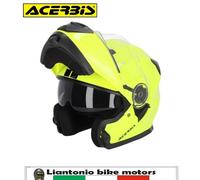 CASCO ACERBIS SEREL INTEGRALE MODULARE TOURING STRADA GIALLO FLUO CON VISIERINO