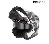 CASCO ACERBIS SEREL MODULARE TOURING INTEGRALE APRIBILE CON VISIERINO PARASOLE