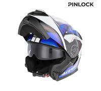 CASCO ACERBIS SEREL MODULARE TOURING INTEGRALE APRIBILE CON VISIERINO PARASOLE