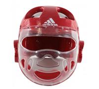 Casco Adidas con maschera Rosso taglia XS