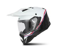 Acer ssault Graphic Casco da enduro, bianco/nero, Taglia XXL (63/64)