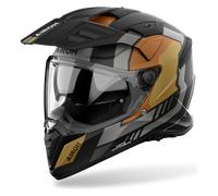 Casco Touring Airoh Bandit Horn Nero Oro Opaco M