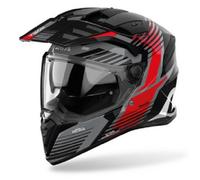 Casco adventure Airoh Bandit Spicy red gloss taglia XXL