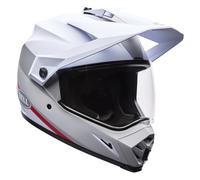 Bell MX-9 Adventure Mips Trail, casco avventura XL male Bianco/Grigio/Rosso