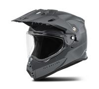 Fly Racing Trekker Solid, casco avventura S female Grigio Scuro