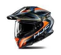 HJC RPHA 60 Quid Casco da enduro, Arancione/nero/argento/oro, Taglia L (58/59)
