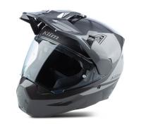 Klim X1 Alpha, casco avventura XL female Grigio Scuro/Argento